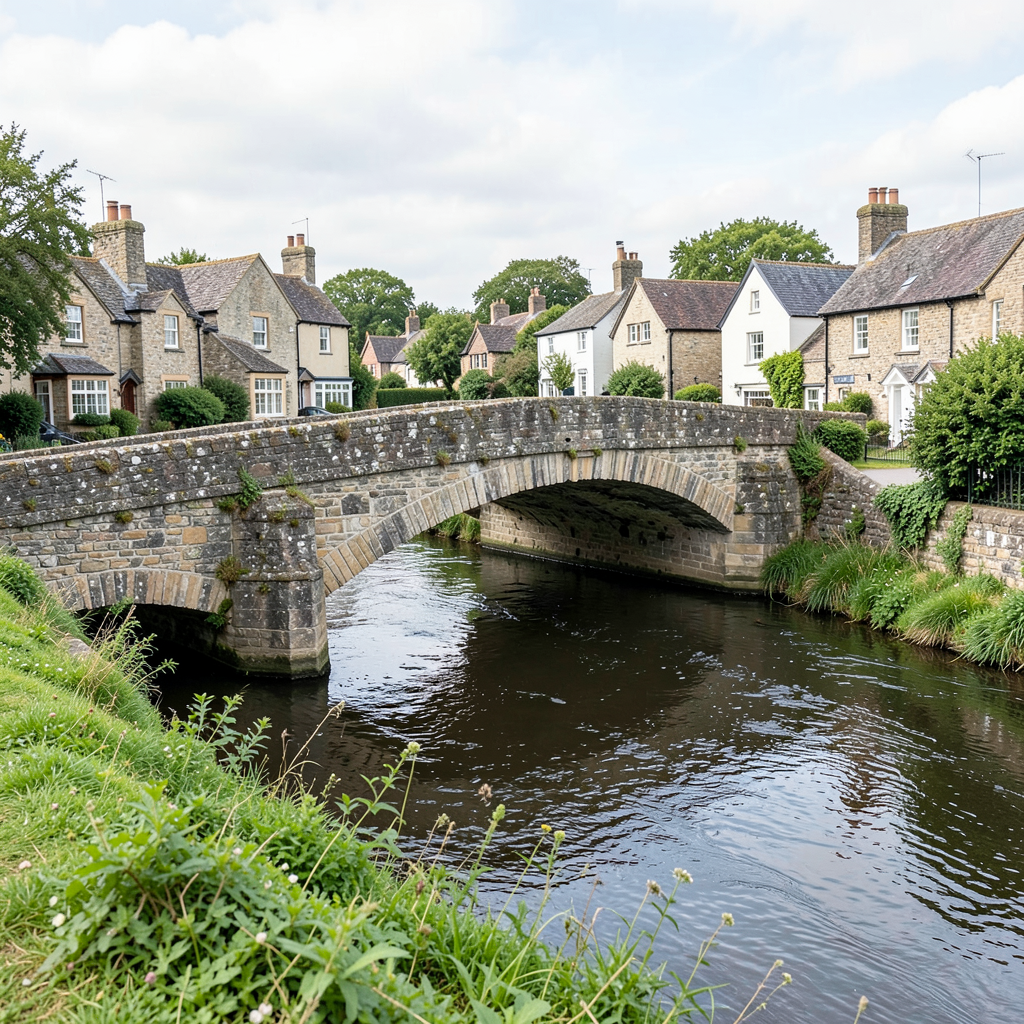 Aylesford Village Near Maidstone Offers Tranquil River Medway Bridge Crossing